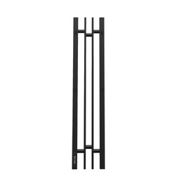 ПОЛОТЕНЦЕСУШИТЕЛЬ ЭЛЕКТРИЧЕСКИЙ POINT ФРЕЯ PN20728B П2 140X800 ДИММЕР СЛЕВА, ЧЕРНЫЙ