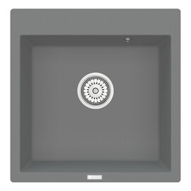 МОЙКА КУХОННАЯ POINT АРБЕЛЬ 51 PN3001AL, СЕРЫЙ