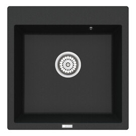 МОЙКА КУХОННАЯ POINT АРБЕЛЬ 51 PN3001B, ЧЕРНЫЙ