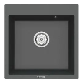 МОЙКА КУХОННАЯ POINT АРБЕЛЬ 51 PN3001GR, ГРАФИТ