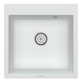 МОЙКА КУХОННАЯ POINT АРБЕЛЬ 51 PN3001W, БЕЛЫЙ