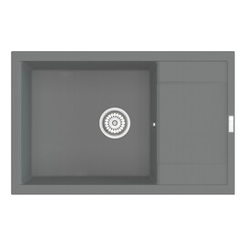 МОЙКА КУХОННАЯ POINT ВЕЛЕТА 78 PN3002AL, СЕРЫЙ