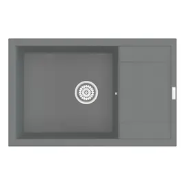 МОЙКА КУХОННАЯ POINT ВЕЛЕТА 78 PN3002AL, СЕРЫЙ