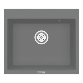 МОЙКА КУХОННАЯ POINT БИНГА 60 PN3003AL, СЕРЫЙ