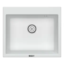 МОЙКА КУХОННАЯ POINT БИНГА 60 PN3003W, БЕЛЫЙ