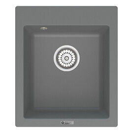 МОЙКА КУХОННАЯ POINT ДИНАРА 42 PN3004AL, СЕРЫЙ