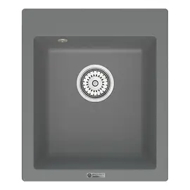 МОЙКА КУХОННАЯ POINT ДИНАРА 42 PN3004AL, СЕРЫЙ