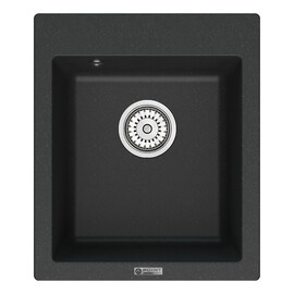 МОЙКА КУХОННАЯ POINT ДИНАРА 42 PN3004B, ЧЕРНЫЙ