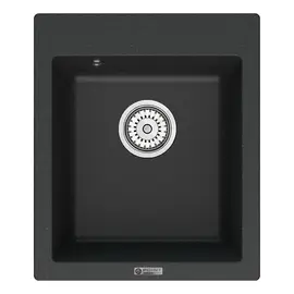 МОЙКА КУХОННАЯ POINT ДИНАРА 42 PN3004B, ЧЕРНЫЙ