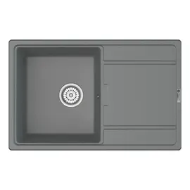 МОЙКА КУХОННАЯ POINT ЛАУРА 78 PN3005AL, СЕРЫЙ