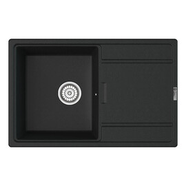 МОЙКА КУХОННАЯ POINT ЛАУРА 78 PN3005B, ЧЕРНЫЙ