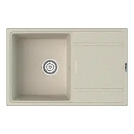 МОЙКА КУХОННАЯ POINT ЛАУРА 78 PN3005BG, СВЕТЛО-БЕЖЕВЫЙ