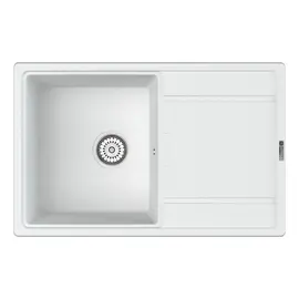 МОЙКА КУХОННАЯ POINT ЛАУРА 78 PN3005W, БЕЛЫЙ