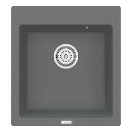 МОЙКА КУХОННАЯ POINT МОКО 47 PN3006AL, СЕРЫЙ