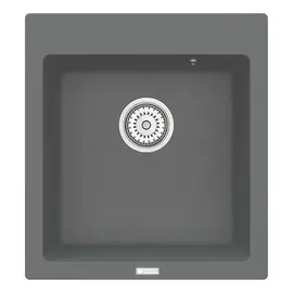 МОЙКА КУХОННАЯ POINT МОКО 47 PN3006AL, СЕРЫЙ