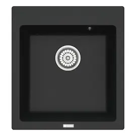 МОЙКА КУХОННАЯ POINT МОКО 47 PN3006B, ЧЕРНЫЙ