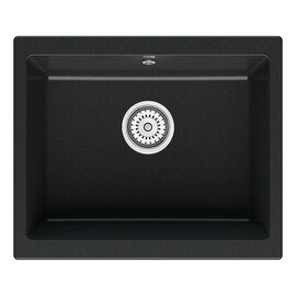 МОЙКА КУХОННАЯ POINT СИДЛИ 55 PN3007B, ЧЕРНЫЙ