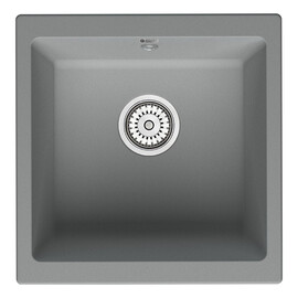 МОЙКА КУХОННАЯ POINT БАТУ 45 PN3008AL, СЕРЫЙ