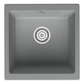 МОЙКА КУХОННАЯ POINT БАТУ 45 PN3008AL, СЕРЫЙ