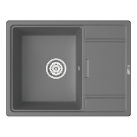 МОЙКА КУХОННАЯ POINT СТИЛ 65 PN3009AL, СЕРЫЙ