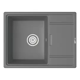 МОЙКА КУХОННАЯ POINT СТИЛ 65 PN3009AL, СЕРЫЙ