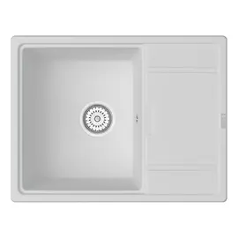 МОЙКА КУХОННАЯ POINT СТИЛ 65 PN3009W, БЕЛЫЙ