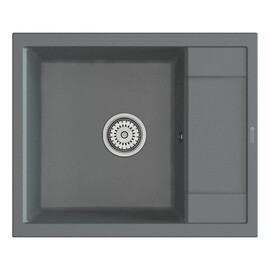 МОЙКА КУХОННАЯ POINT РИМО 60 PN3010AL, СЕРЫЙ