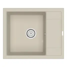 МОЙКА КУХОННАЯ POINT РИМО 60 PN3010BG, СВЕТЛО-БЕЖЕВЫЙ