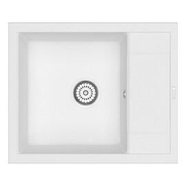 МОЙКА КУХОННАЯ POINT РИМО 60 PN3010W, БЕЛЫЙ