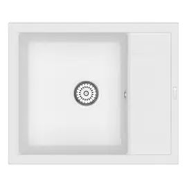 МОЙКА КУХОННАЯ POINT РИМО 60 PN3010W, БЕЛЫЙ