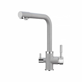 СМЕСИТЕЛЬ ДЛЯ КУХНИ POINT PN3103AL СЕРЫЙ