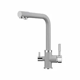 СМЕСИТЕЛЬ ДЛЯ КУХНИ POINT PN3103AL СЕРЫЙ