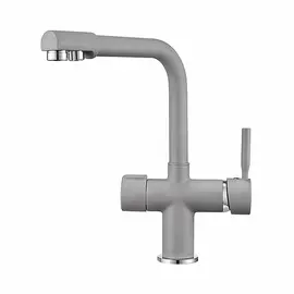 СМЕСИТЕЛЬ ДЛЯ КУХНИ POINT PN3104AL СЕРЫЙ