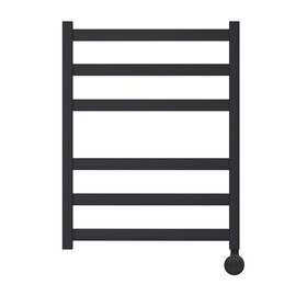 ПОЛОТЕНЦЕСУШИТЕЛЬ ЭЛЕКТРИЧЕСКИЙ POINT МЕРКУРИЙ PN83156BE П6 500X600 ЛЕВЫЙ/ПРАВЫЙ, ЧЕРНЫЙ