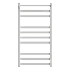 ПОЛОТЕНЦЕСУШИТЕЛЬ ЭЛЕКТРИЧЕСКИЙ POINT МЕРКУРИЙ PN83850PW П9 500X1000 С ПОЛКОЙ, ДИММЕР СПРАВА, БЕЛЫЙ