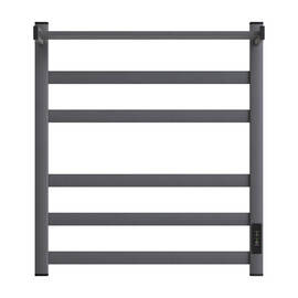 ПОЛОТЕНЦЕСУШИТЕЛЬ ЭЛЕКТРИЧЕСКИЙ POINT МЕРКУРИЙ PN83856PGR П5 500X600 С ПОЛКОЙ, ДИММЕР СПРАВА, ГРАФИТ ПРЕМИУМ