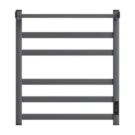 ПОЛОТЕНЦЕСУШИТЕЛЬ ЭЛЕКТРИЧЕСКИЙ POINT МЕРКУРИЙ PN83856PGR П5 500X600 С ПОЛКОЙ, ДИММЕР СПРАВА, ГРАФИТ ПРЕМИУМ