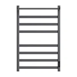 ПОЛОТЕНЦЕСУШИТЕЛЬ ЭЛЕКТРИЧЕСКИЙ POINT МЕРКУРИЙ PN83858PGR П7 500X800 С ПОЛКОЙ, ДИММЕР СПРАВА, ГРАФИТ ПРЕМИУМ