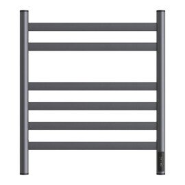 ПОЛОТЕНЦЕСУШИТЕЛЬ ЭЛЕКТРИЧЕСКИЙ POINT СЕЛЕНА PN16856GR П6 500X600, ДИММЕР СПРАВА, ГРАФИТ ПРЕМИУМ