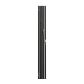 ПОЛОТЕНЦЕСУШИТЕЛЬ ЭЛЕКТРИЧЕСКИЙ POINT ПИАНО PN19722BGB 150X1200 ДИММЕР СЛЕВА, ЧЕРНЫЙ/ГРАФИТ БЛЕСК