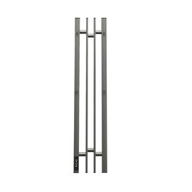 ПОЛОТЕНЦЕСУШИТЕЛЬ ЭЛЕКТРИЧЕСКИЙ POINT ФРЕЯ PN20728GB П2 140X800 ДИММЕР СЛЕВА, ГРАФИТ БЛЕСК