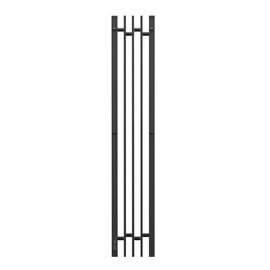 ПОЛОТЕНЦЕСУШИТЕЛЬ ЭЛЕКТРИЧЕСКИЙ POINT ФРЕЯ PN20732B П2 180X1200 ДИММЕР СЛЕВА, ЧЕРНЫЙ