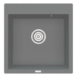 МОЙКА КУХОННАЯ POINT АРБЕЛЬ 51 PN3001AL, СЕРЫЙ