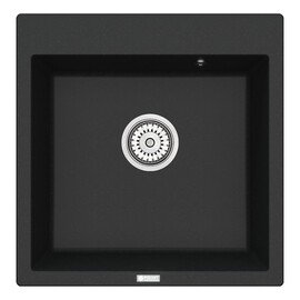 МОЙКА КУХОННАЯ POINT АРБЕЛЬ 51 PN3001B, ЧЕРНЫЙ