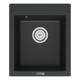 МОЙКА КУХОННАЯ POINT ДИНАРА 42 PN3004B, ЧЕРНЫЙ