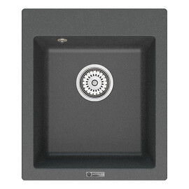 МОЙКА КУХОННАЯ POINT ДИНАРА 42 PN3004GR, ГРАФИТ