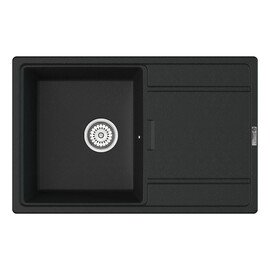 МОЙКА КУХОННАЯ POINT ЛАУРА 78 PN3005B, ЧЕРНЫЙ