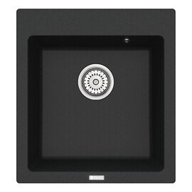 МОЙКА КУХОННАЯ POINT МОКО 47 PN3006B, ЧЕРНЫЙ
