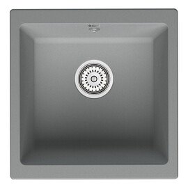 МОЙКА КУХОННАЯ POINT БАТУ 45 PN3008AL, СЕРЫЙ