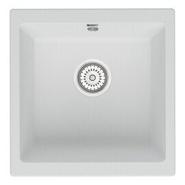 МОЙКА КУХОННАЯ POINT БАТУ 45 PN3008W, БЕЛЫЙ